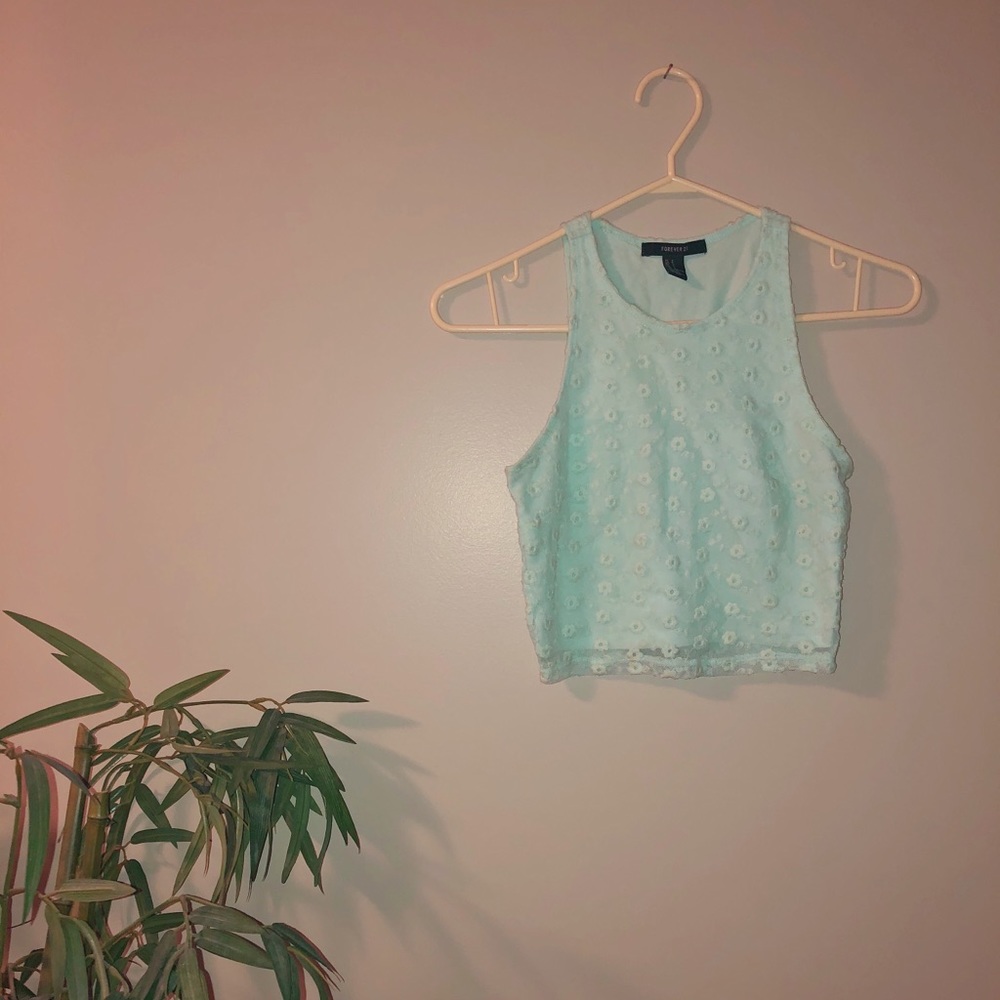 Lace crop top